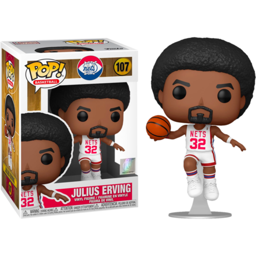 NBA Basketball - Julius Erving​ Brooklyn Nets #107 Pop! Vinyl