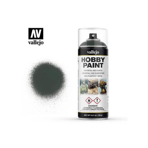 VALLEJO 28026 AEROSOL DARK GREEN 400ML HOBBY SPRAY PAINT (Fantasy)