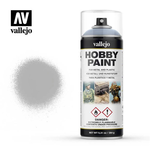 VALLEJO 28011 AEROSOL GREY PRIMER 400ML HOBBY SPRAY PAINT