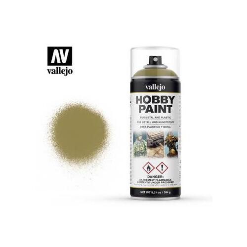 VALLEJO 28001 AEROSOL PANZER YELLOW 400ML HOBBY SPRAY PAINT