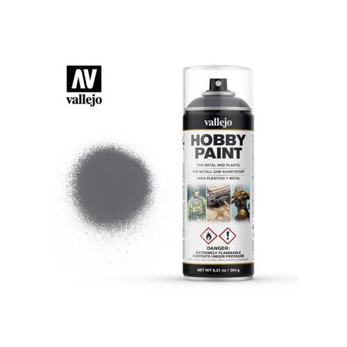 VALLEJO 28031 AEROSOL GUNMETAL 400ML HOBBY SPRAY PAINT