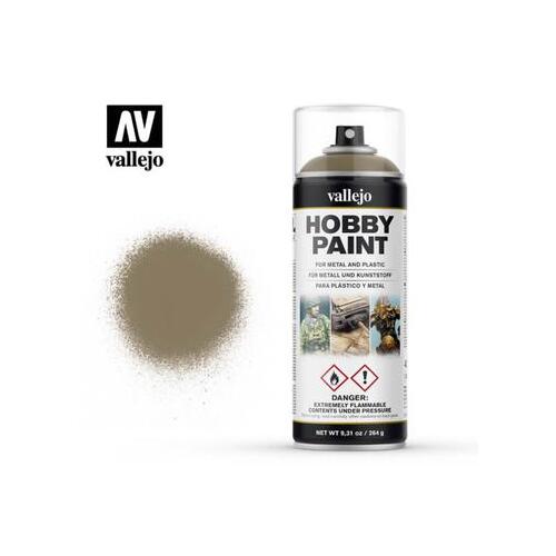 VALLEJO 28009 AEROSOL US KHAKI 400ML HOBBY SPRAY PAINT