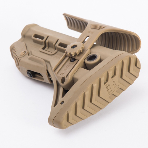 FAB Defense Shock Tan Buttstock Gel Blaster