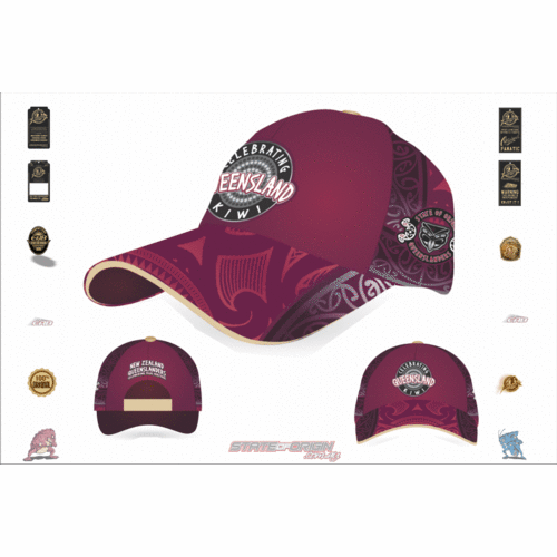 (HG35) State of Origin - QLD SUPPORTER, “QUEENSLAND KIWI SPORTS CAP” CELEBRATING YOUR HERITAGE HG35Q