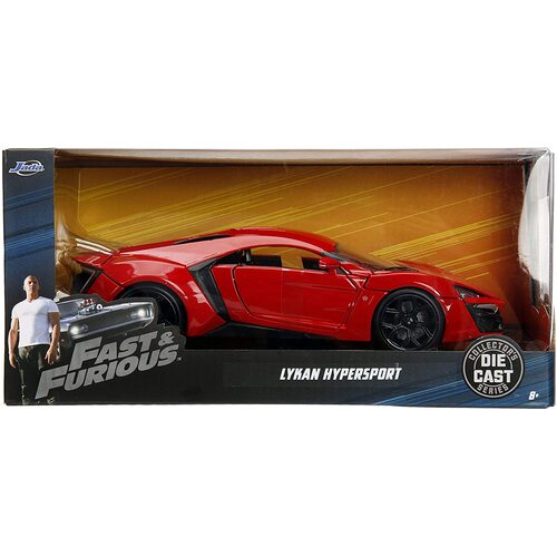 Fast and Furious - W. Motors Lykan Hypersport 1:24 Scale Hollywood Ride romans