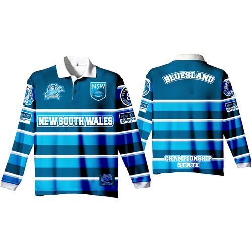 (M) (AP82) NSW MENS LONG SLEEVE SIMPLY THE BEST JERSEY AP82