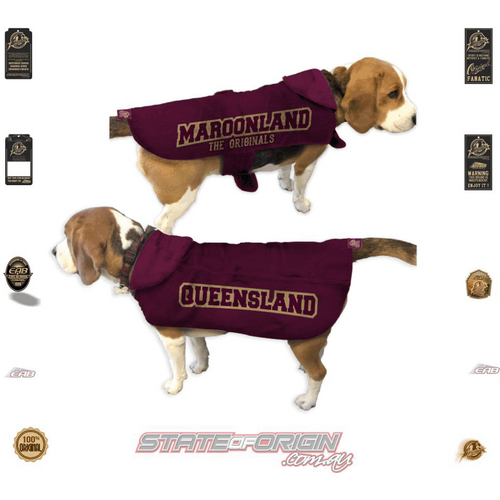 (L) STATE OF ORIGIN - QLD PET LIGHT JACKET