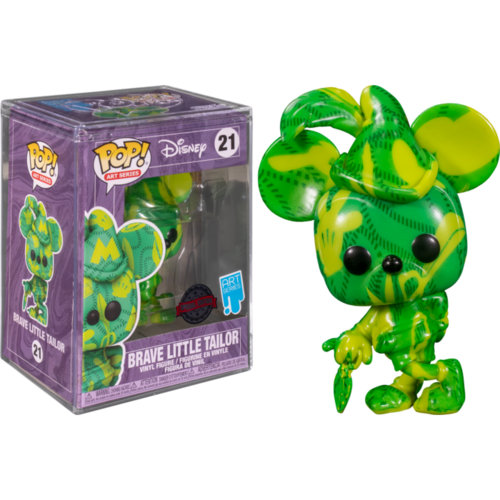 Mickey Mouse - Brave Little Tailor Mickey Artist Series #21 Pop! Vinyl with Pop! Protector