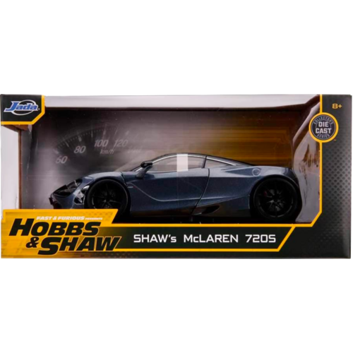 Fast & Furious Presents: Hobbs & Shaw - Shaw’s 2018 McLaren 720S Metals 1/24th Scale Die-Cast Vehicle Replica