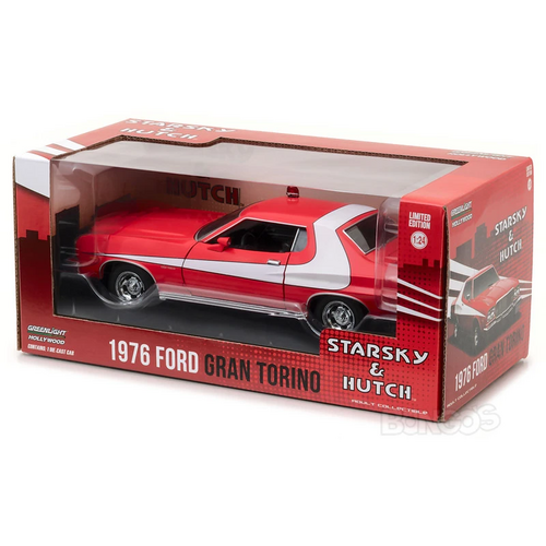 GREENLIGHT 1/24 STARSKY & HUTCH WEATHERED 1976 FORD GRAN TORINO