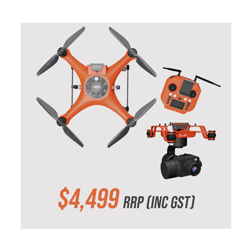 SPLASH DRONE 4 SWELLPRO WATERPROOF DRONE ADVENTURE bundle