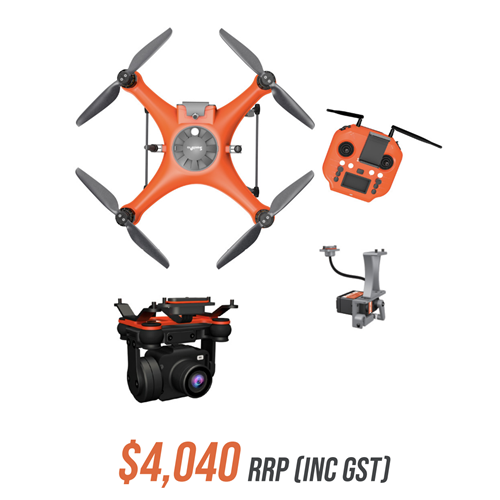 SPLASH DRONE 4 SWELLPRO WATERPROOF DRONE ADVENTURE and FISHING bundle