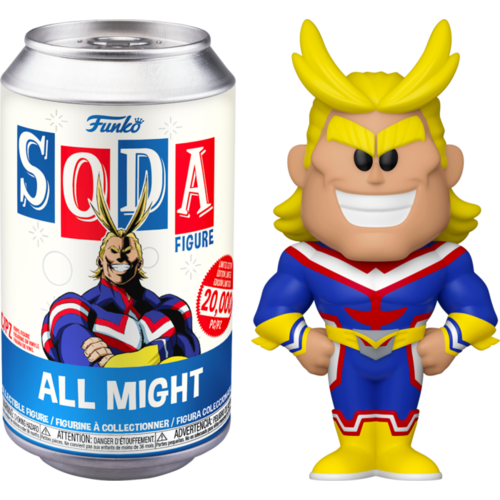 My Hero Academia - All Might Vinyl SODA Figure in Collector Can