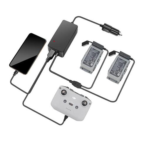 4 in 1 Car Charger for DJI Mavic Air 2S / Mavic Air 2 MA2-CC03