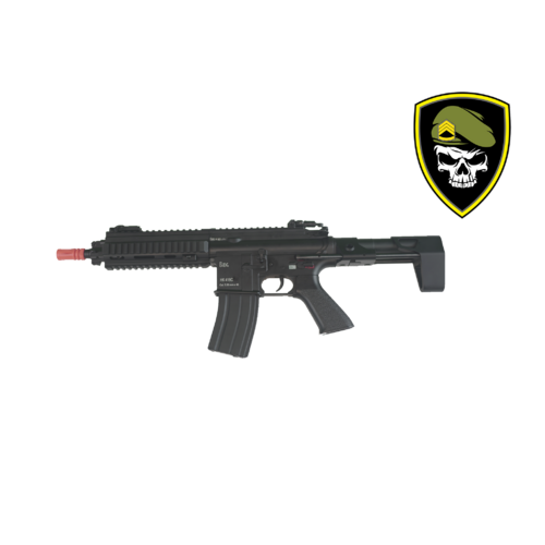 Full Metal HK416 CQB Gel Blaster Atomic Armoury x Double Bell black