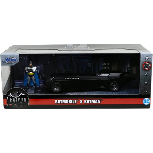 Batman: The Animated Series - Batman with Batmobile 1/32 Scale Hollywood Rides Die-Cast Vehicle Replica