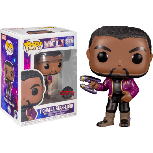 Marvel: What If…? - T’Challla Star-Lord Unmasked #876 Pop! Vinyl