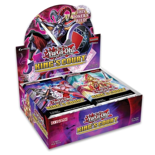 Yu-Gi-Oh! - King's Court Booster Sealed box trading cards