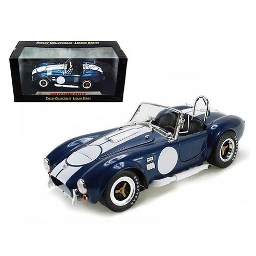SC-121-1BLUE - 1:18 Scale 1965 Shelby Cobra 427 S/C Diecast Mode shelby collectables