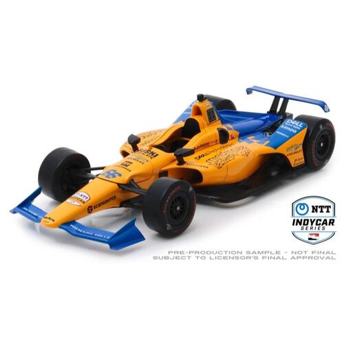Greenlight 11061 1/18 Indy 2019 #66 F.Alonso/McLaren Racing Dell Tech Mindmaze