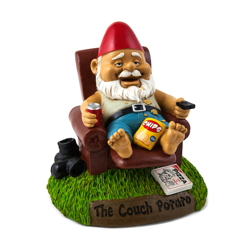 Bigmouth THE COUCH POTATO GARDEN GNOME