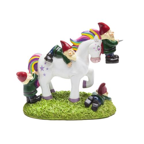 Bigmouth The Unicorn Attack Garden Gnome