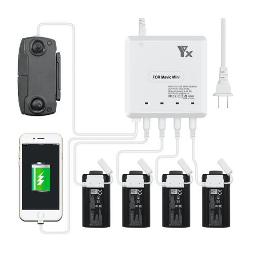 6 in1 rapid Battery Charger for DJI Mavic MINI #MM-BC01