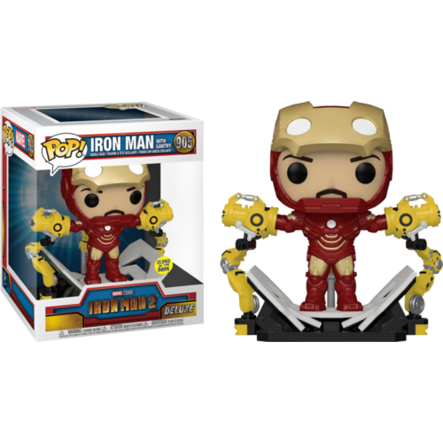 Iron Man 2 - Iron Man Mark IV with Gantry Glow #905 Pop! Deluxe