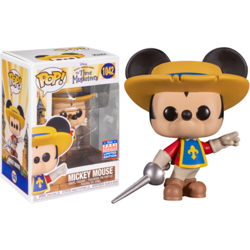 Mickey Mouse - Mickey Musketeer SDCC 2021 US Exclusive #1042 Pop! Vinyl