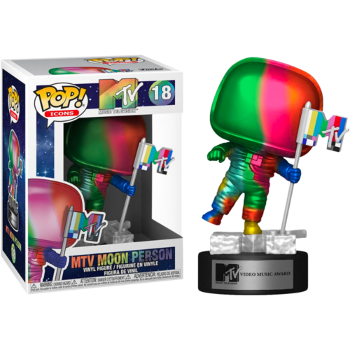 MTV - Moon Person Rainbow Metallic #18 Pop! Vinyl