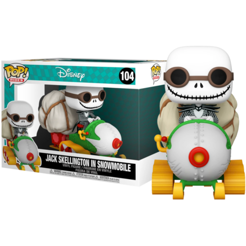 The Nightmare Before Christmas - Jack with Goggles & Snowmobile #104 Pop! Ride