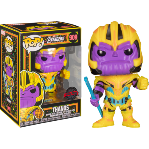 Marvel - Thanos Blacklight US Exclusive #909 Pop! Vinyl