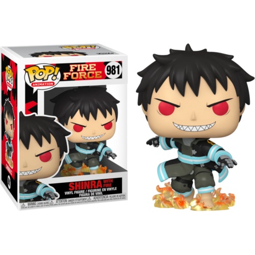 Fire Force - Shinra with Fire #981 Pop! Vinyl