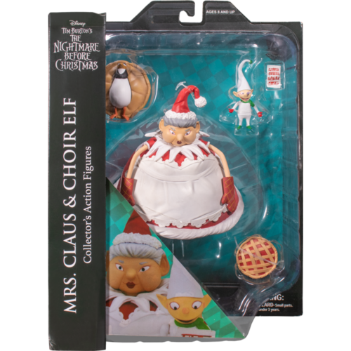 The Nightmare Before Christmas - Mrs. Claus with Choir Elf 7” Scale Action Figure