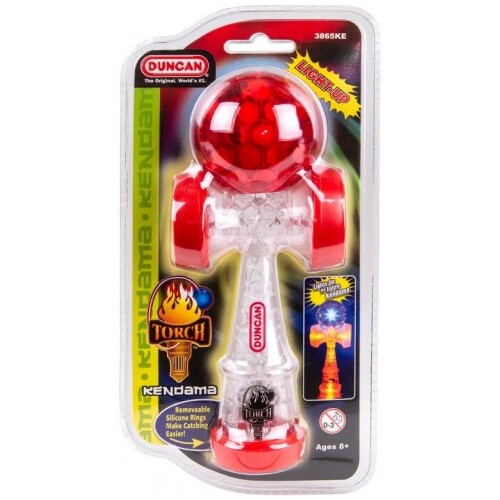 Duncan Kendama Torch Light Up skill toy red