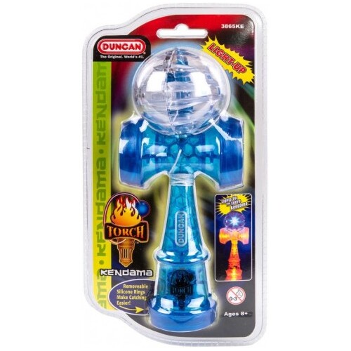 Duncan Kendama Torch Light Up skill toy blue