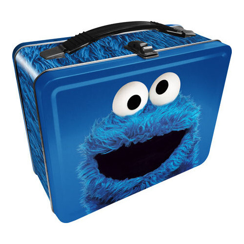 Sesame Street Tin Fun Box Cookie Monster lunch box