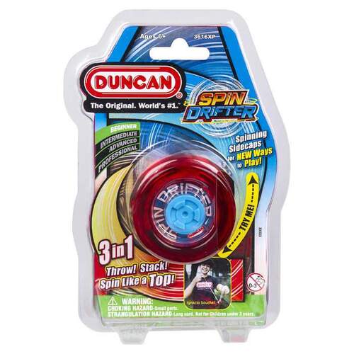 Duncan Yo Yo Beginner Spin Drifter red