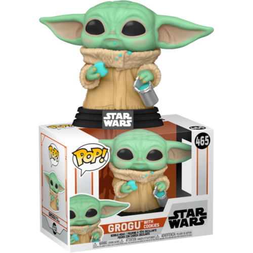 Star Wars: The Mandalorian - Grogu with Cookies #465 Pop! Vinyl