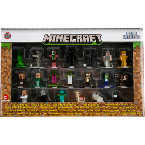 Minecraft - Nano Metalfigs 20-pack wave 01