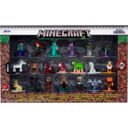 Minecraft - Nano Metalfigs 20-pack wave 06
