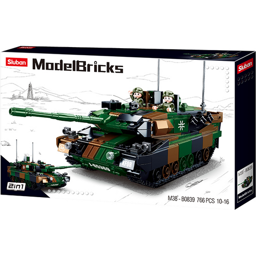 Sluban Main Battle Tank Europe M38-B0839 766 peices