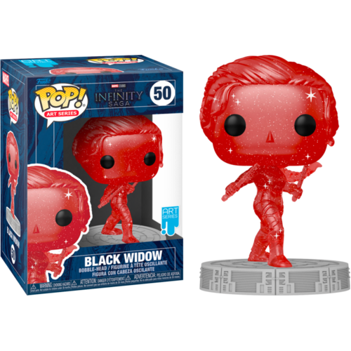 Avengers - Black Widow Infinity Saga Red (Artist) #50 Pop! Vinyl with Protector