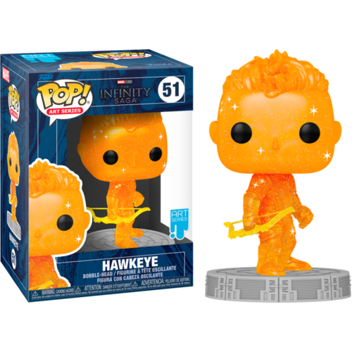 Avengers - Hawkeye Infinity Saga Orange (Artist) #51 Pop! Vinyl with Protector