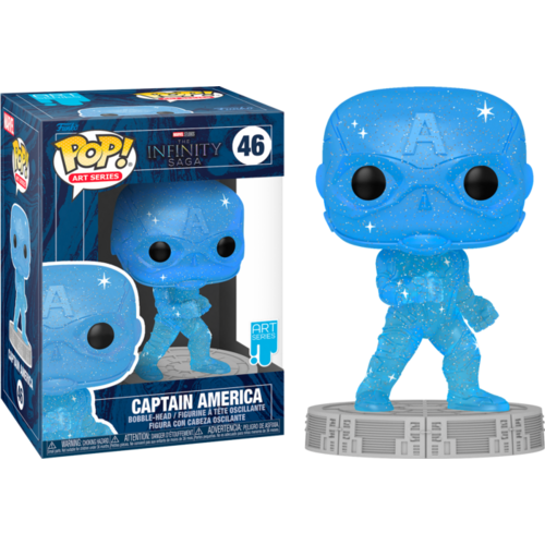 Avengers - Captain America Infinity Saga Blue (Artist) #46 Pop! Vinyl with Protector