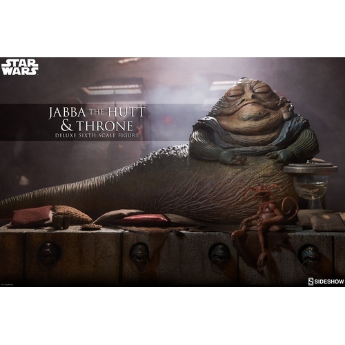 Star Wars - Jabba the Hutt & Throne 1:6 Action Figure Sideshow Collectibles