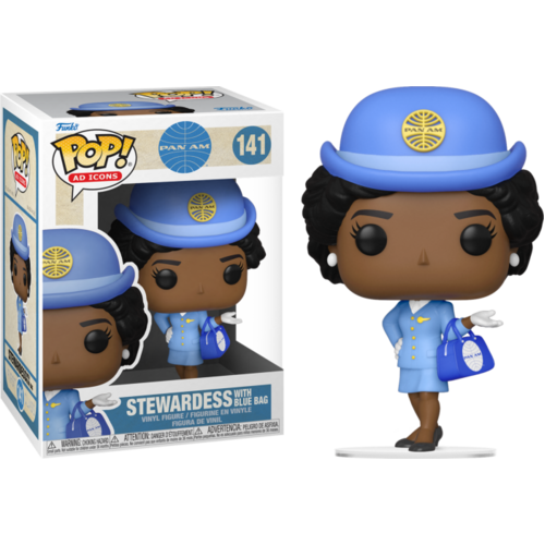 Pan Am - Stewardess with Blue Bag #141 Pop! Vinyl