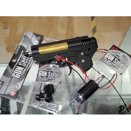 JG Works Metal v2 Gearbox with 480 Motor and Deans for Gel Blaster