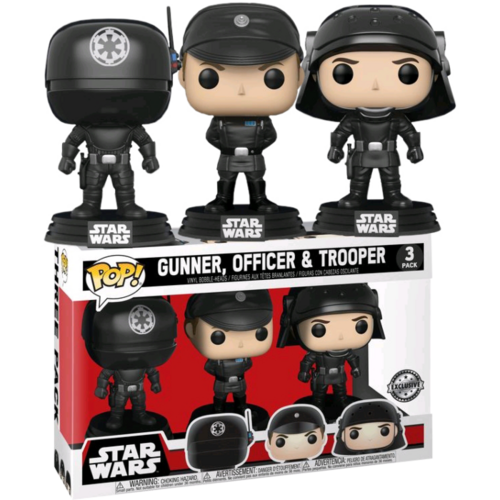 Star Wars - Death Star Gunner, Officer & Trooper US Exclusive Pop! Vinyl 3-pack
