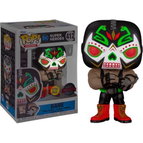 Batman - Bane Dia De Los DC Glow US Exclusive #412 Pop! Vinyl
